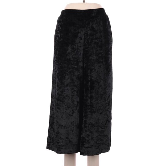 English Factory Crushed Velvet Culotte Pants NWT - Picture 2 of 5